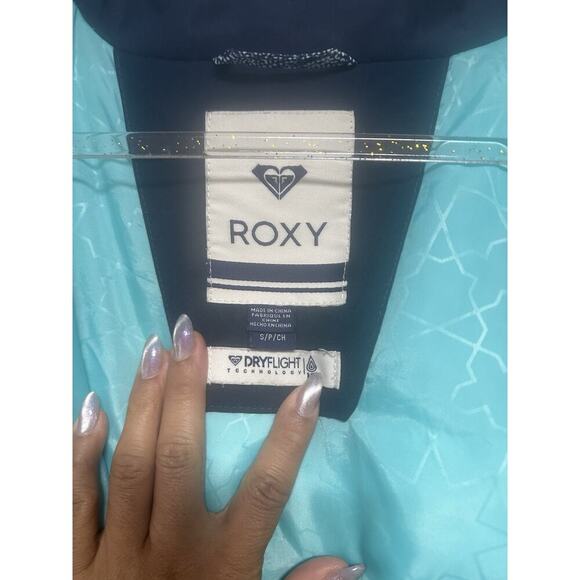 Roxy Rx Jetty Blo DryFlight 10K Women's Snowboard Ski Jacket Blue Size Small - Picture 5 of 16